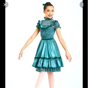 Weissman Large Child lace detailed dress.  “Fur Elise” style 10811